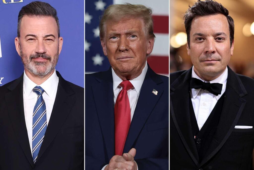 Trump sagt, es gibt „starkes Wort“, dass Kimmel und Fallon als nächstes entlassen werden - und er wird bereits Anerkennung dafür nimmt