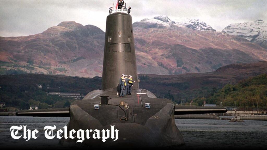 Seemann Royal Navy Sailor wegen Bombenhochs im Atom -U -Boot verhaftet