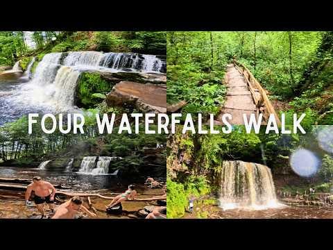 Vier Wasserfälle, Brecon