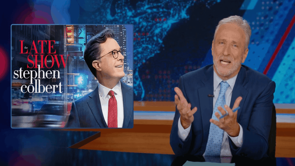Jon Stewart zerreißt den „Chilling Effect“ in den Medien: „Was für eine verdammte Woche“