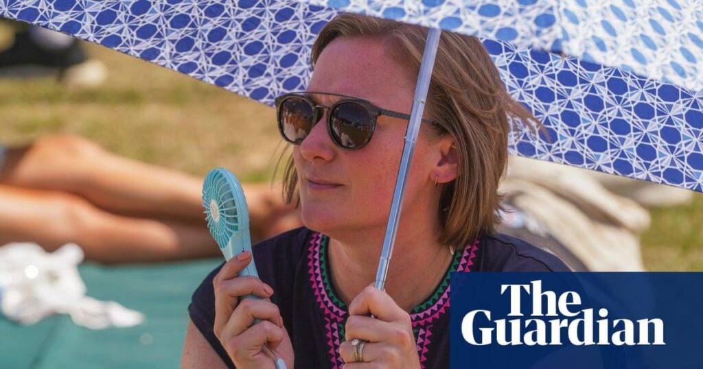 Heißeste britische Tag des Jahres, der in Kent als 33,6 ° C erreicht wurde