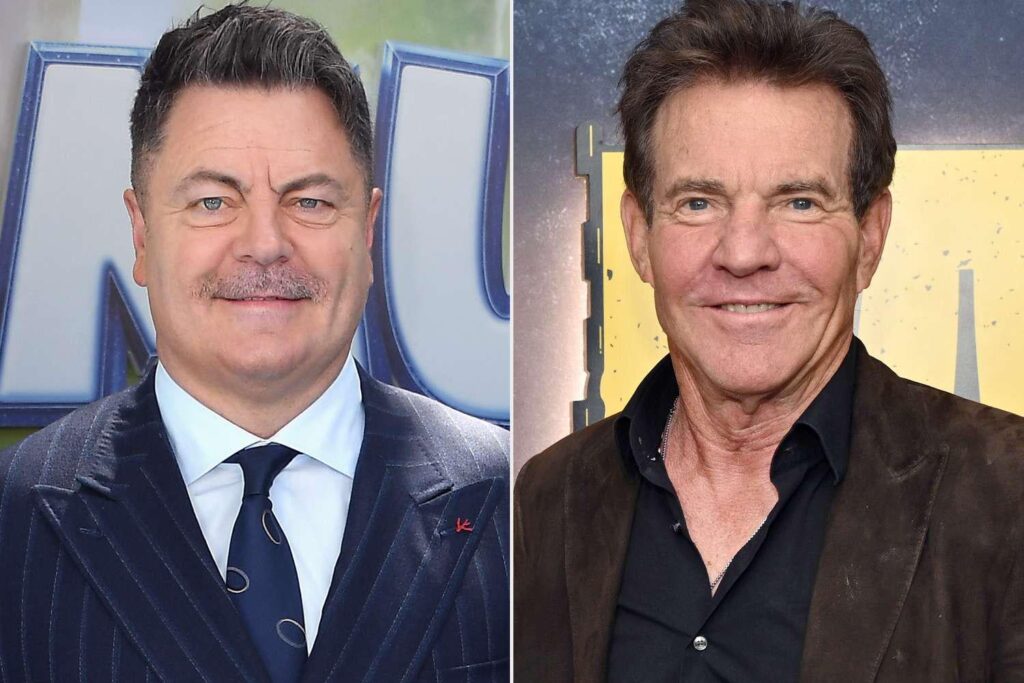 Nick Offerman sagt, er werde sich mit Costar (und Trump -Anhänger) Dennis Quaid über die Politik nicht aussuchen: „Ich werde seine Hand schütteln und versuchen, einen großartigen Film zu machen.“ Nick Offerman sagt, er werde sich mit Costar (und Trump -Anhänger) Dennis Quaid über die Politik nicht aussuchen: "Ich werde seine Hand schütteln und versuchen, einen großartigen Film zu machen."