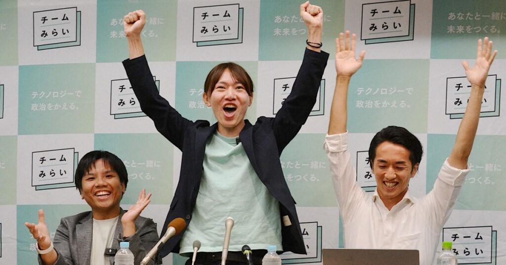Das Politic Group Team Mirai -Führer wird den 1. Sieg im Japan -Oberhaus Rennen erzielen