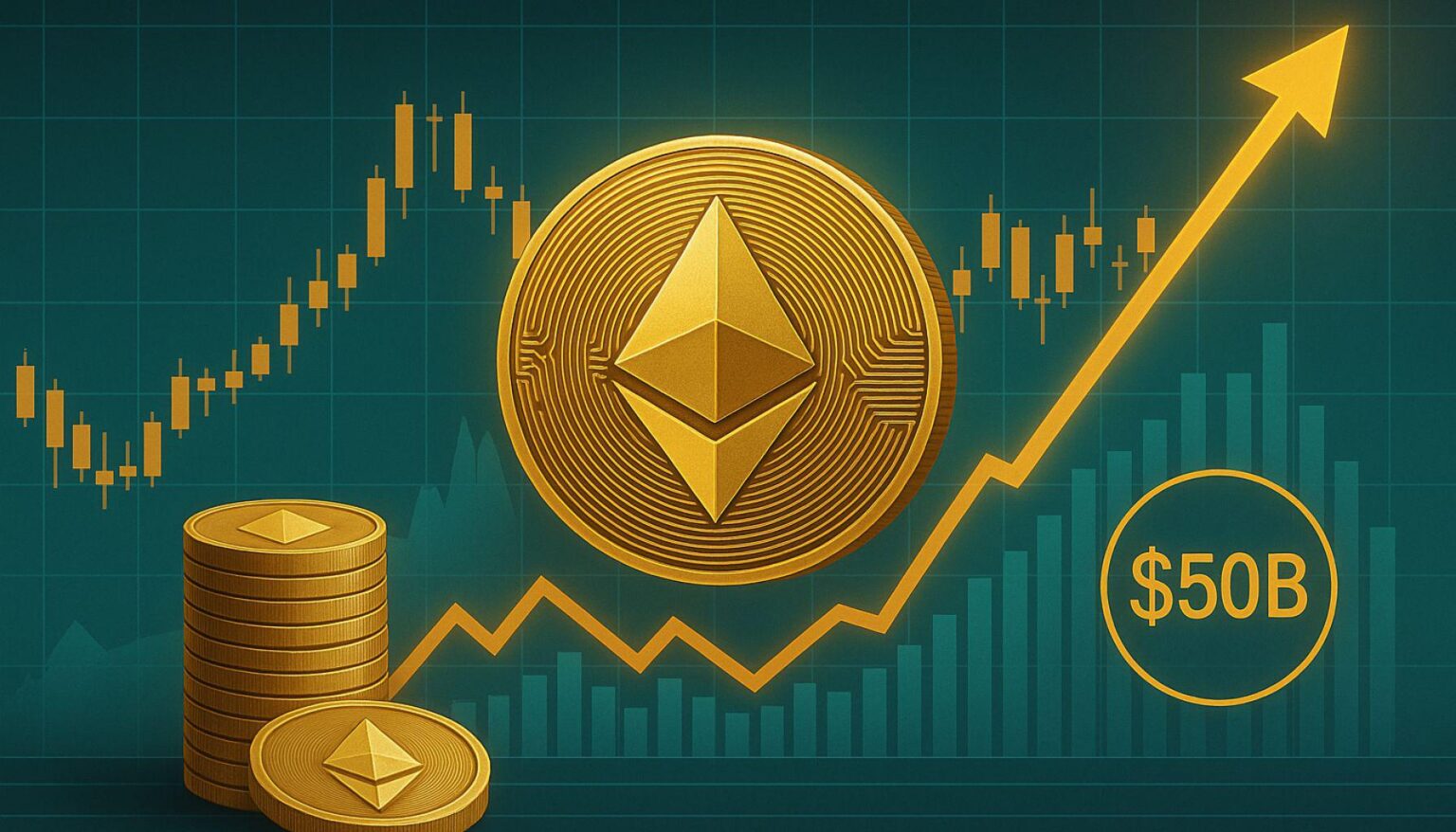 Ethereum Open Zinsen trifft Rekord von 50 Milliarden US -Dollar - Volatilität eingeholt?