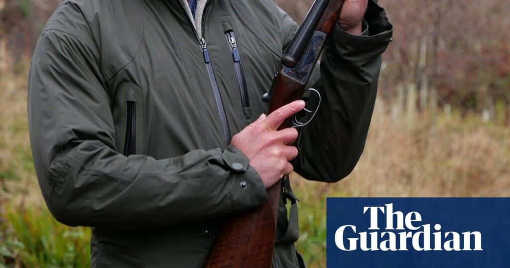 Munition führt für die Jagd und Schießerei in England, Schottland und Wales verboten.