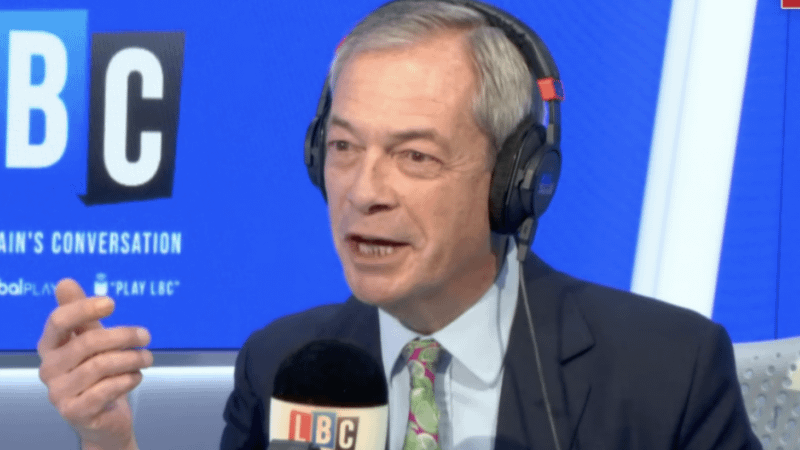 Nigel Farage Beschriftungen gleichgeschlechtliches Ehegesetz "falsch"