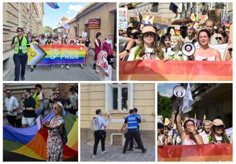 ORADEA PRIDE März 2025: Konflikte zwischen Teilnehmern und Gendarmen beim LGBTQ+ Community Support Event (Foto/Video)