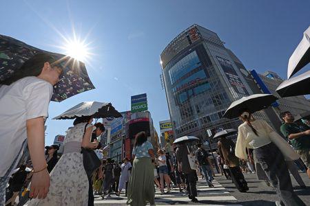 Japan Posts Record Record Heatstroke -Betroffene im Juni im Juni