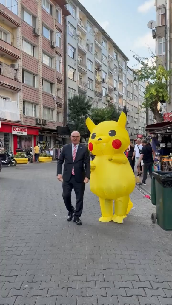 Mahmut Tanal: Ich gehe mit Pikachu nach Saraçhane. Barrikade? Wir wissen es nicht. Wir sind auf der Straße für Gerechtigkeit, Freiheit