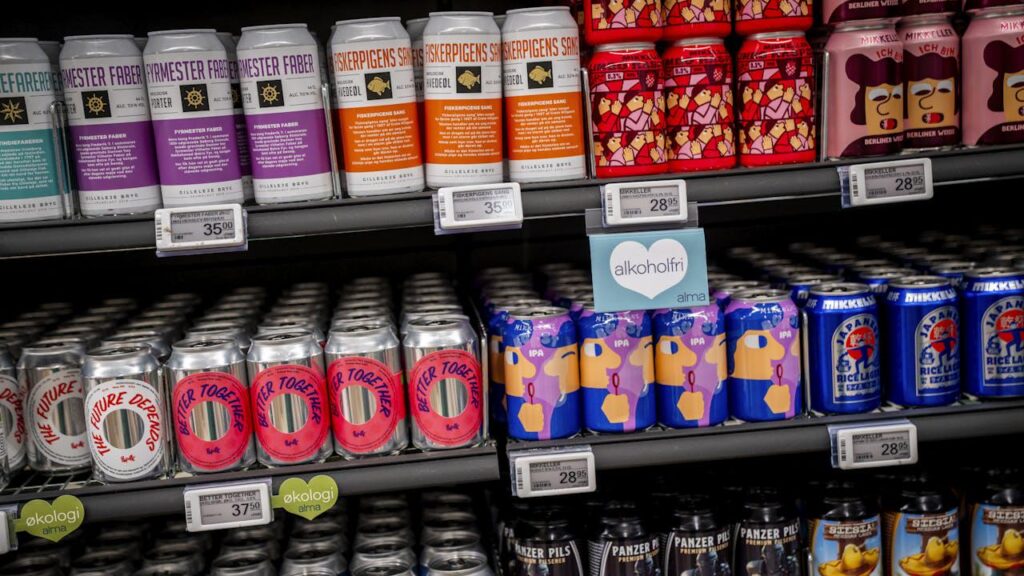 Supermärkte erleben einen erheblichen Anstieg beim Verkauf nicht -alkoholischer Produkte