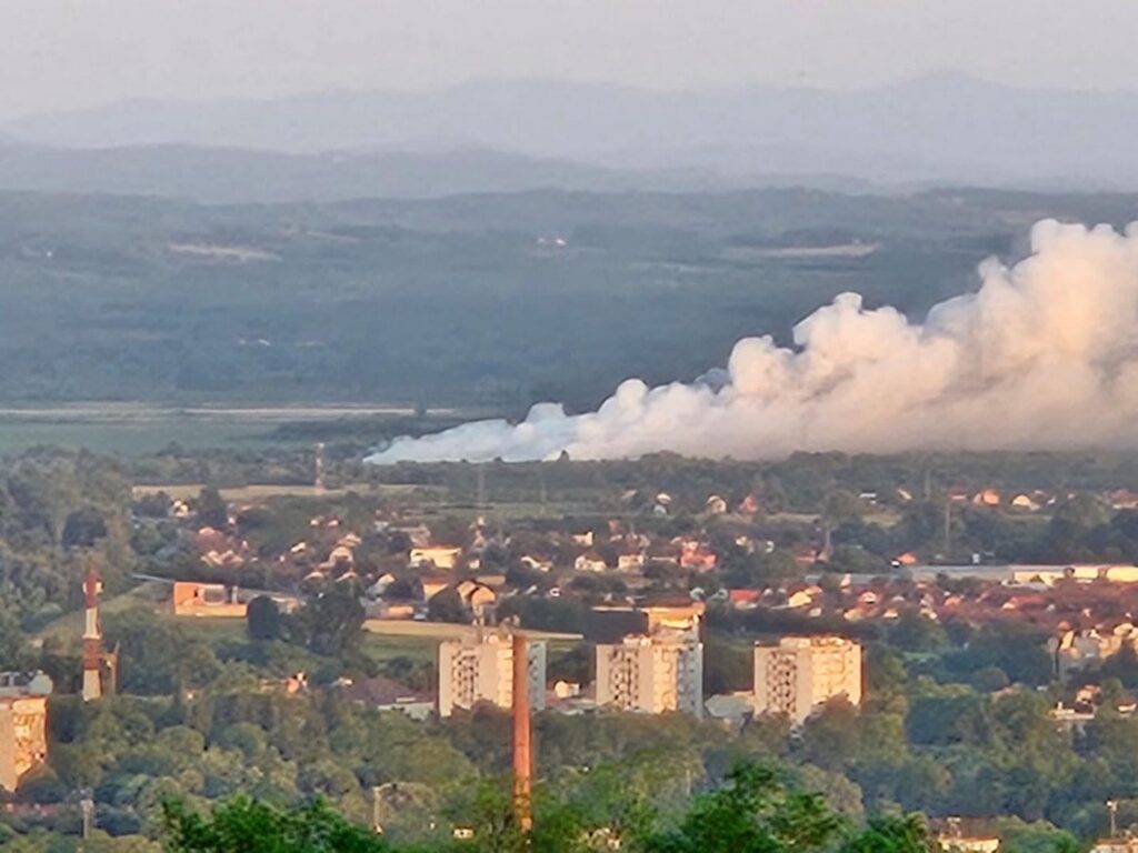 Slavonski Brod wachte in einer giftigen Modeerscheinung auf