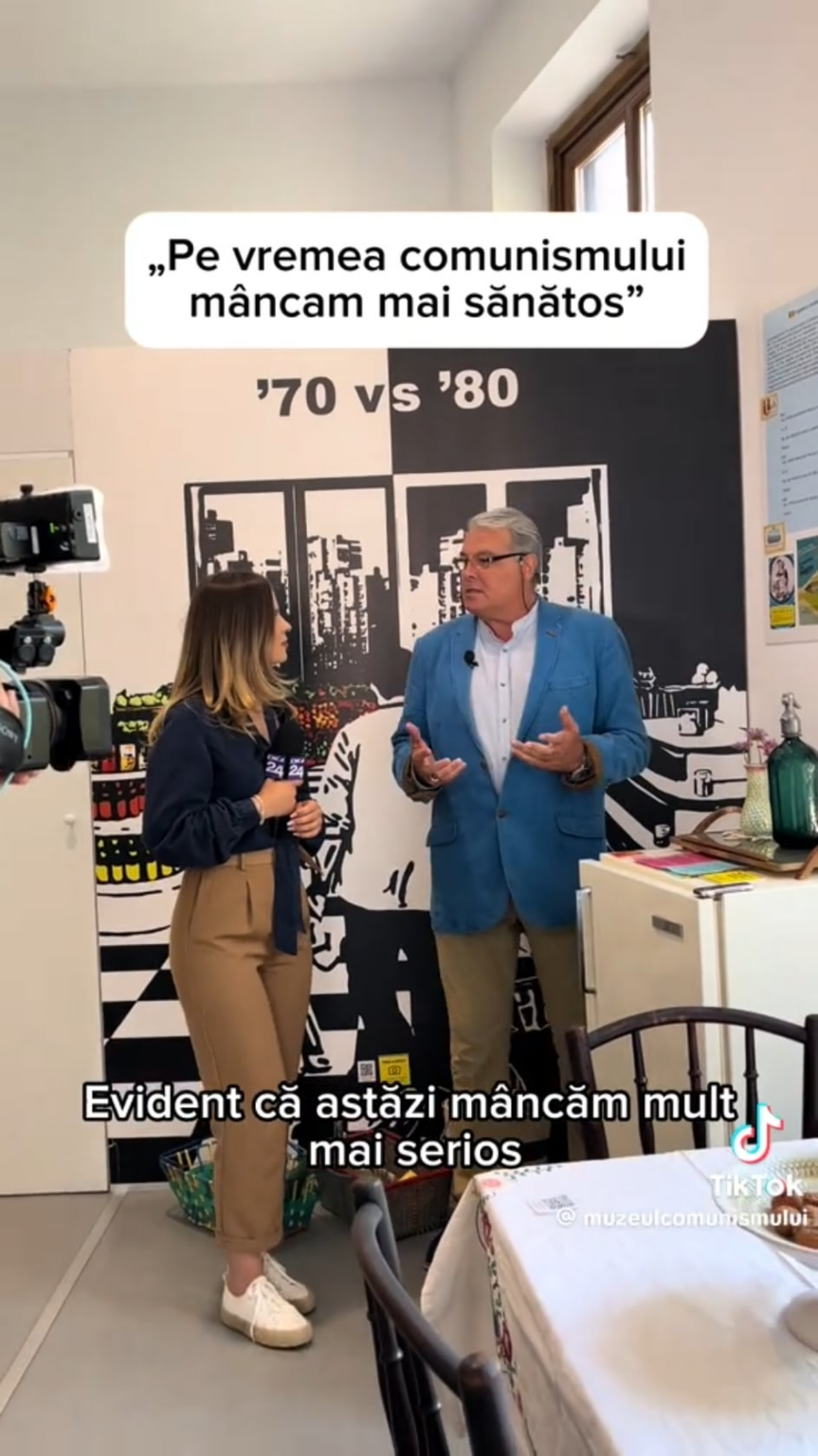 Dass sie hier immer noch nostalgisch sind, was ich denke, dass sie vorher gesünder essen, vielleicht sollte das Museum des Kommunismus in Bukarest besucht werden.