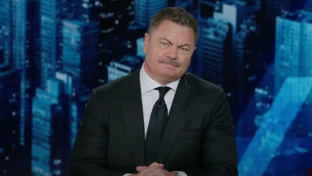 Nick Offerman kanalisiert seinen inneren Ron Swanson, um den Alarm auf Trump zu entfalten, die Nationalparks entfernen