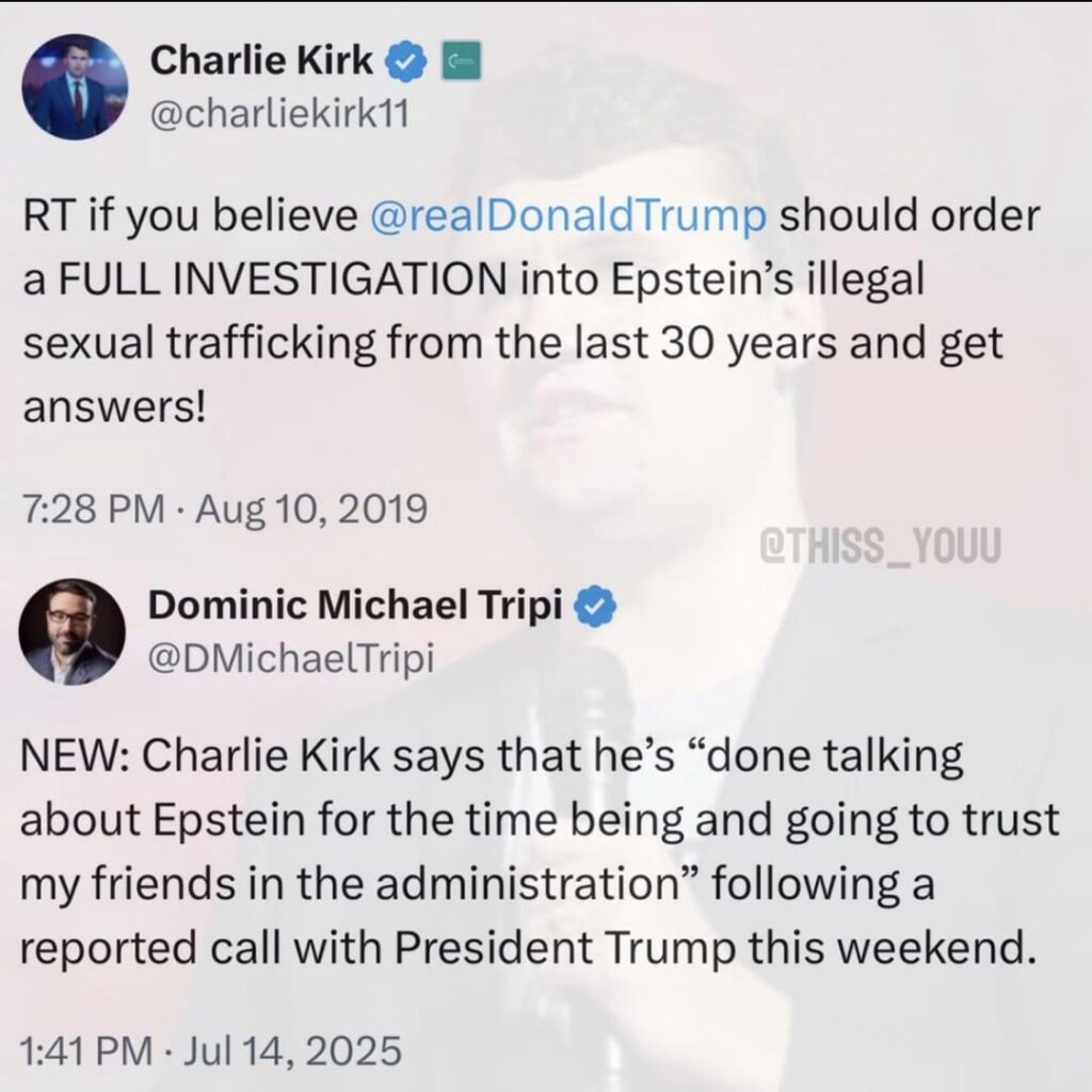 Das Massencuping von Maga -Konservativen über Epstein ist erbärmlich. Gibt es hier eine Art Massengehäuse?