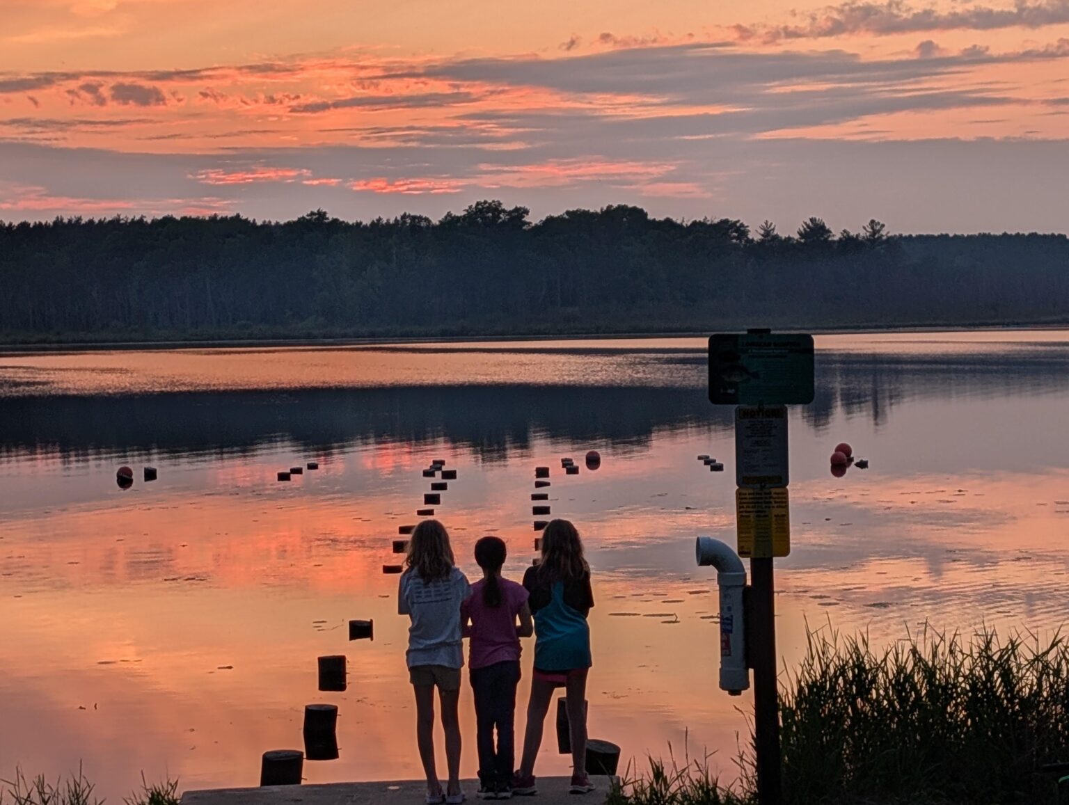 Erkundung von Wisconsins Lakes mit meinen Mädchen