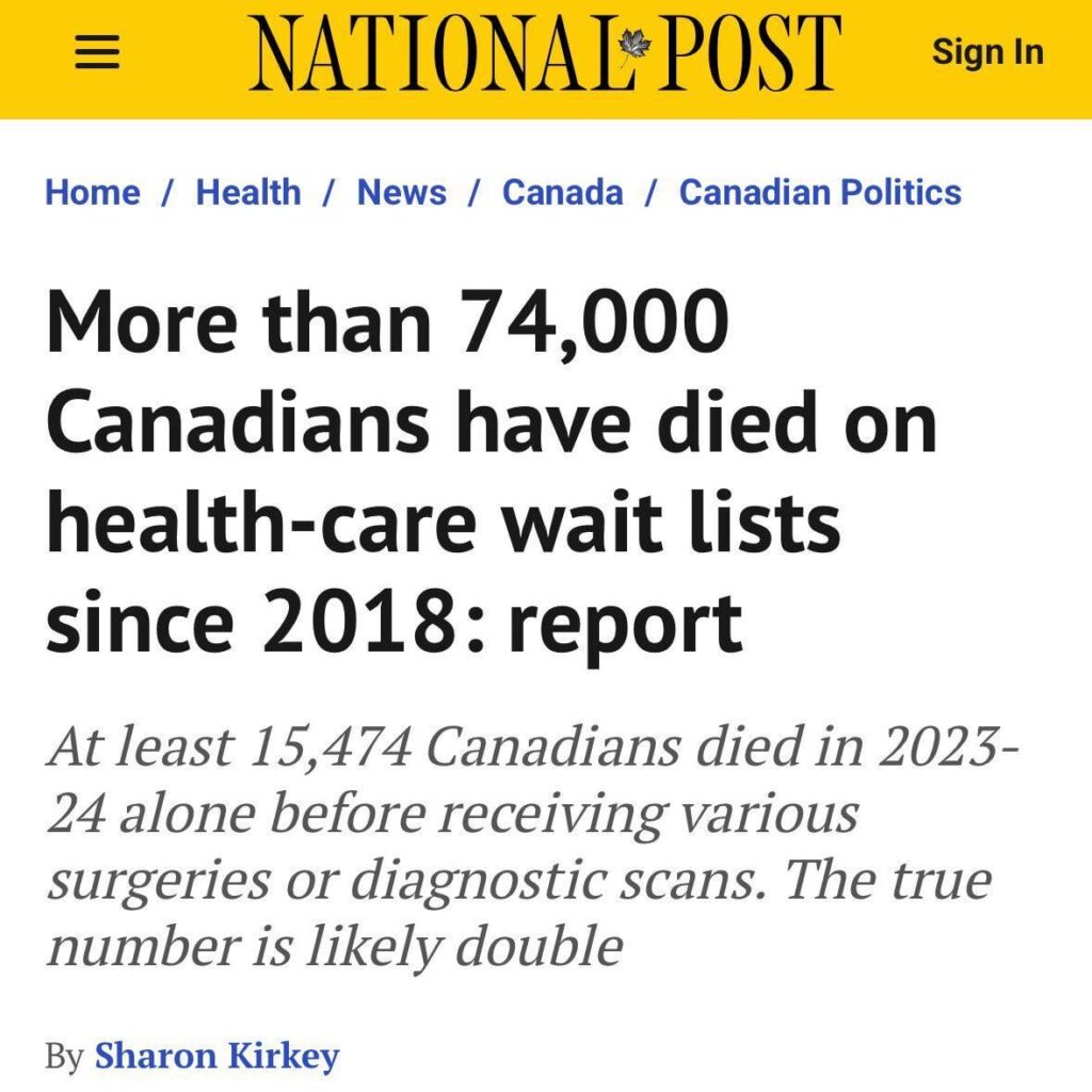 Kanada hat „kostenlose Gesundheitsversorgung“. Kanada hat "kostenlose Gesundheitsversorgung".