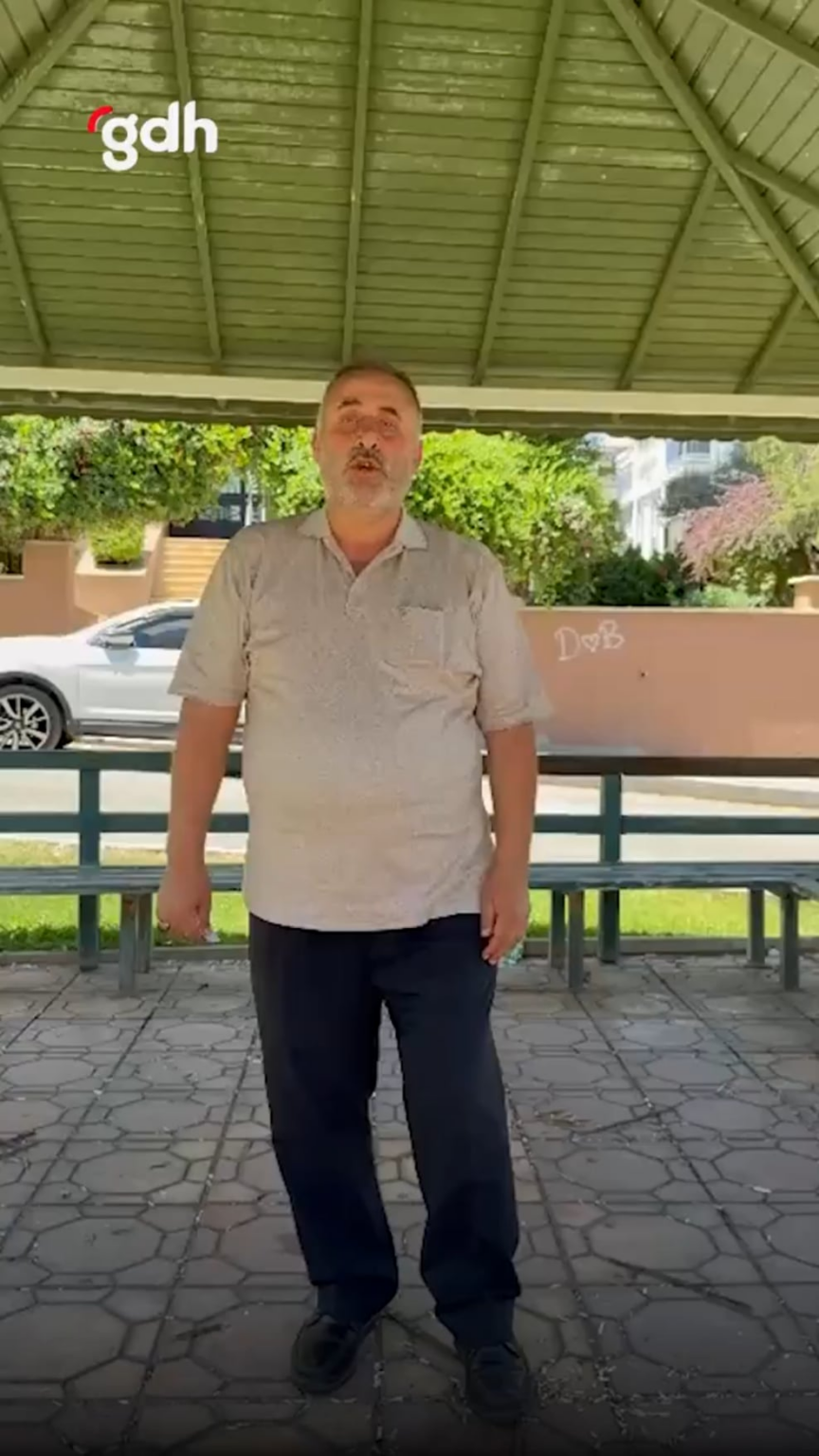 17 -Jahr -alter Eyüp Arıcıs Vater, der von ein paar Mördern in Gaziantep geschlagen und dann von einem Rambo -Messer am Tatort des Rambo -Messers gestochen und dann abgebaut wurde.