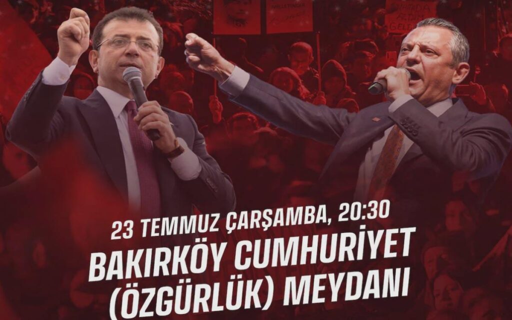 Wir sind am 23. Juli 20.30 Uhr in Bakırköy!