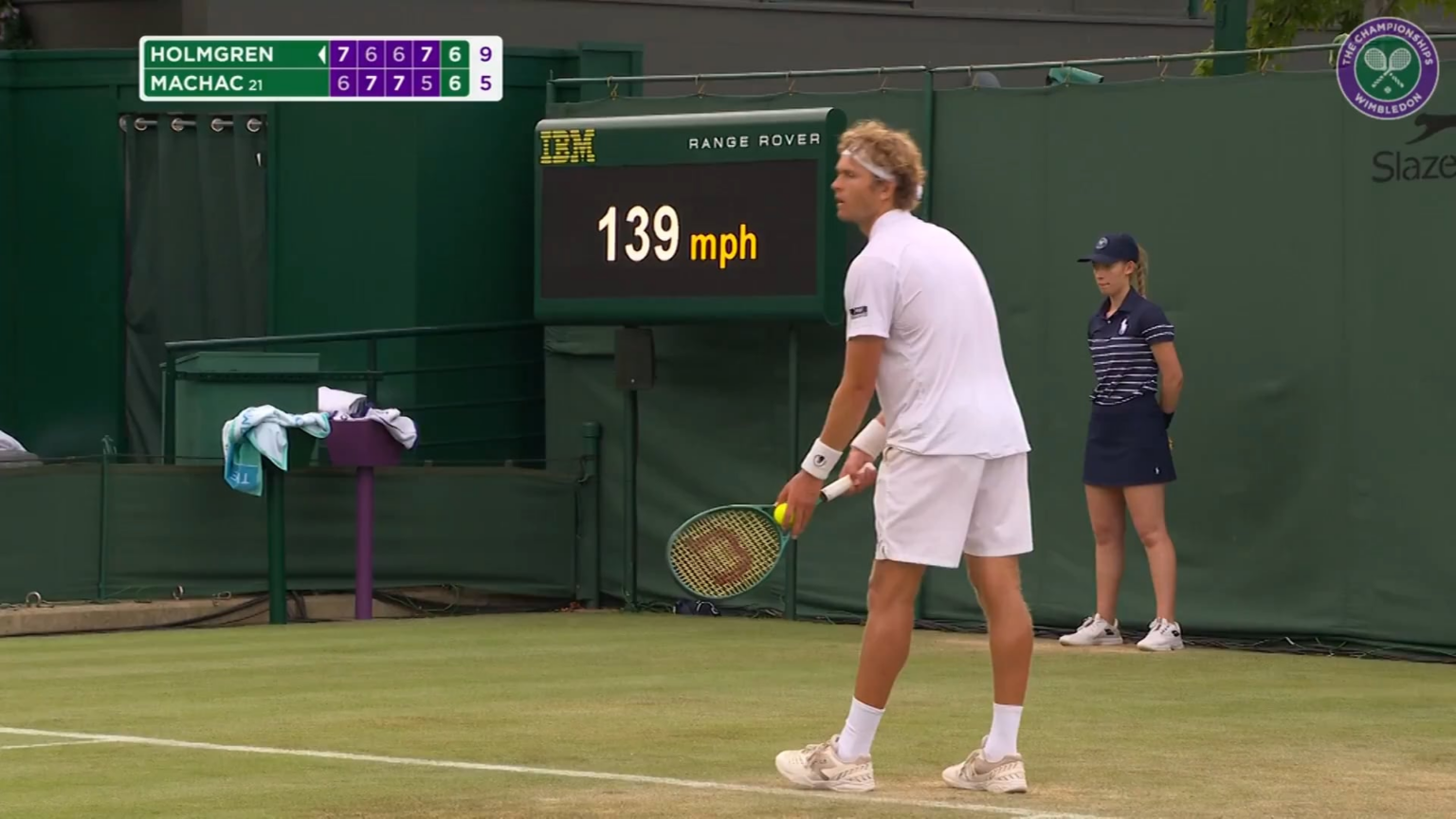 Von gestern: Ende August August Holmgrens Schocksieg in Wimbledon und die anschließenden Jubelszenen