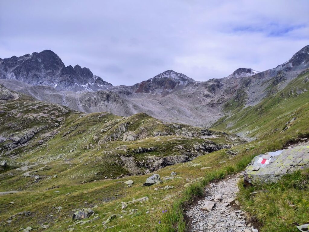 Einige Zeit im Freien in den Schweizer Alpen