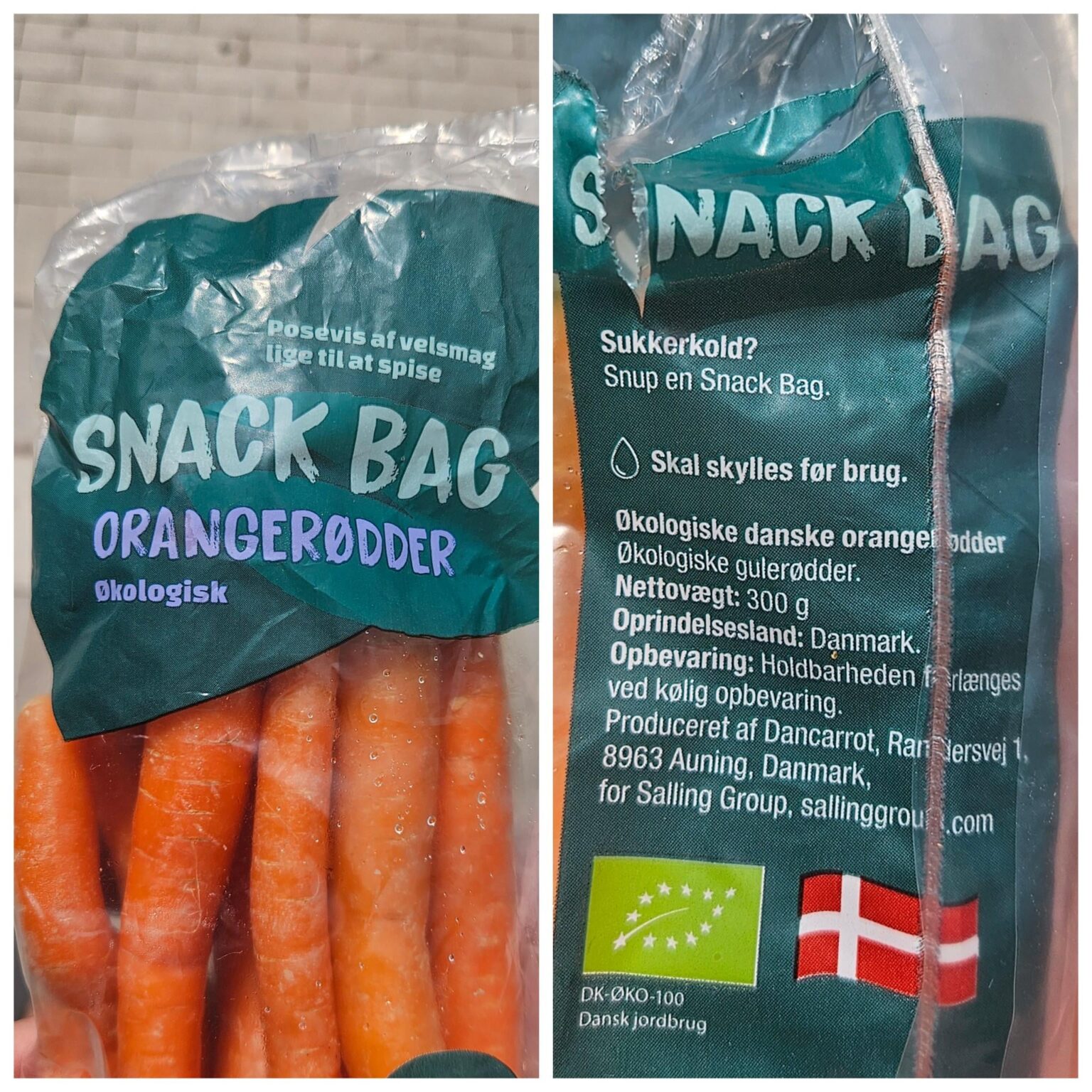 Sie können nichts "nur zum Essen" und "Snack dahinter nennen, wenn Sie es zuerst ausspülen müssen?