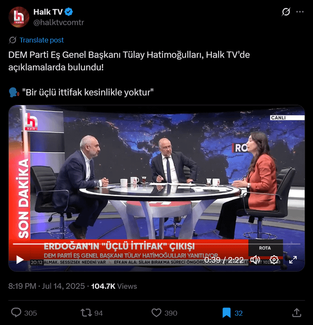 Dem Party Co -Chairman "Es gibt absolut keine dreifache Allianz"