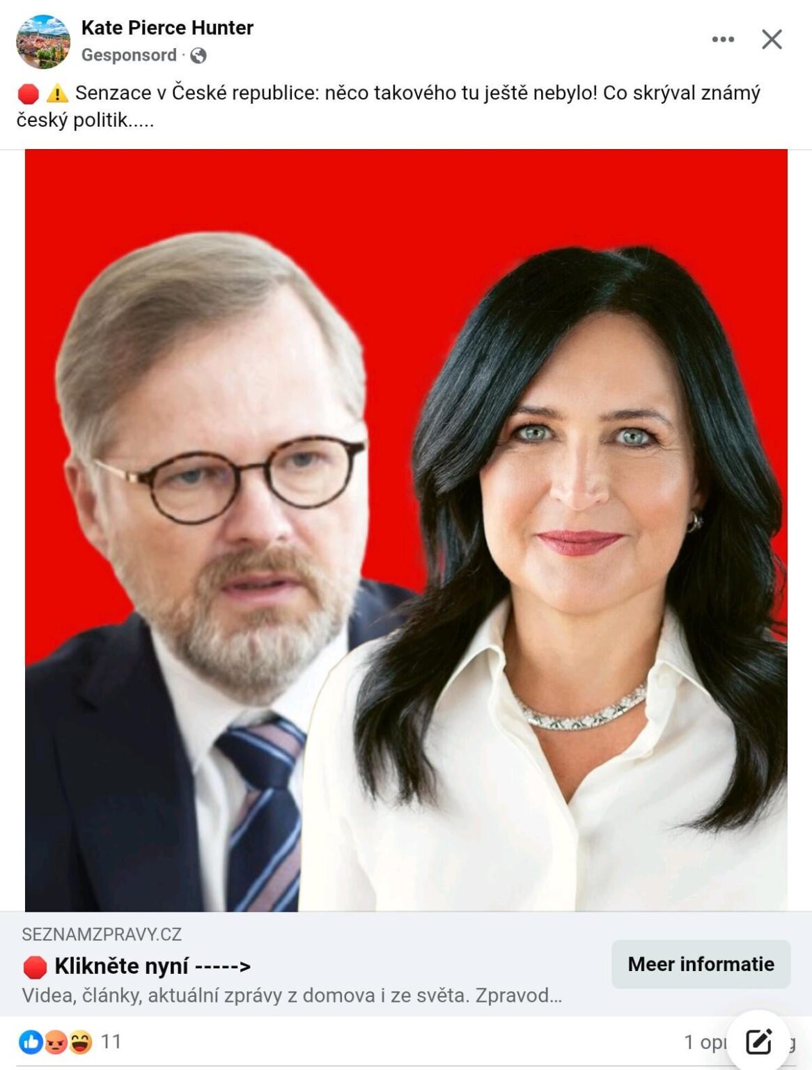Ich habe Facebook heute Morgen geöffnet ...