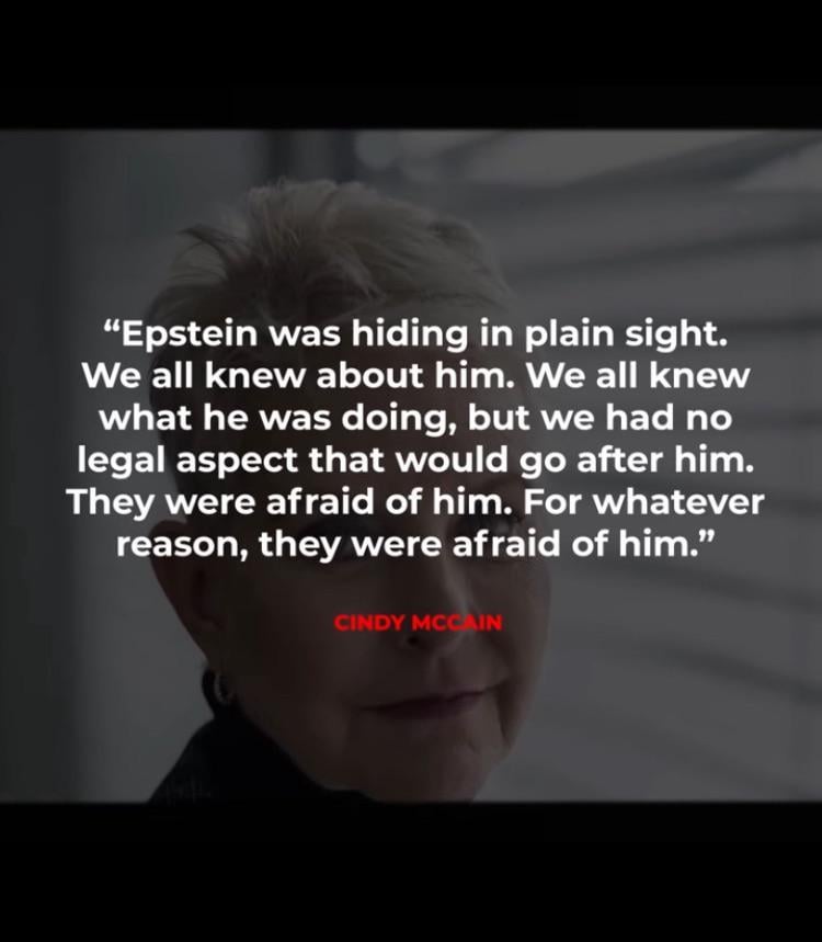 Warum fordern Journalisten keine detaillierteren Antworten dazu von Cindy McCain? Sie war diese Woche bei CNN.