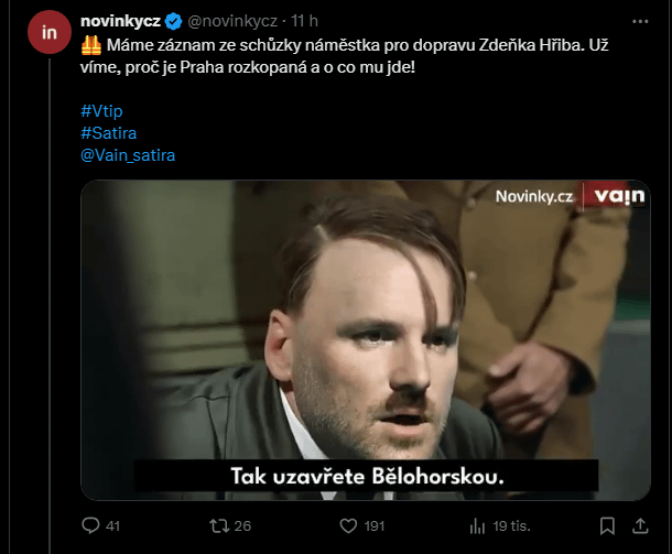 Finden Sie dies als akzeptable Satire oder ist es moralisch jenseits des Randes?