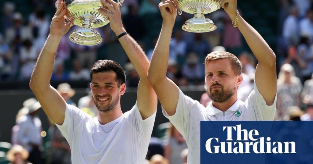 Wimbledon: Bargeld und Glaspool Net First All-British Herren-Doppel in 89 Jahren