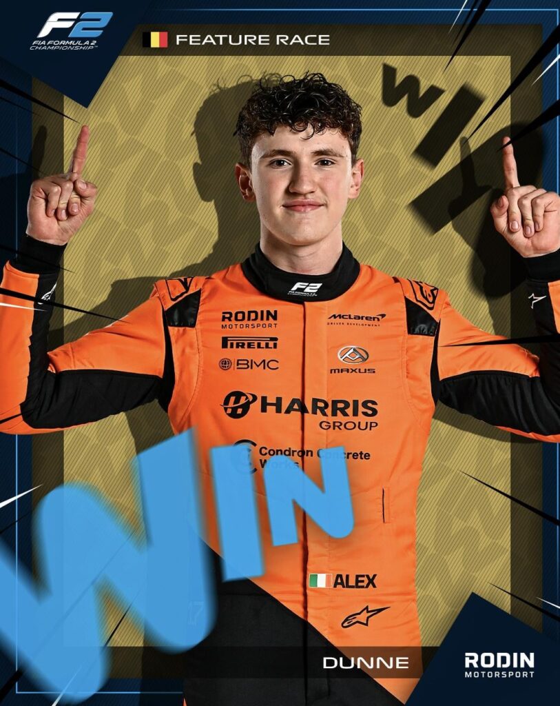 Alex Dunne P1 in Spa Francorchamps Alex Dunne P1 in Spa Francorchamps