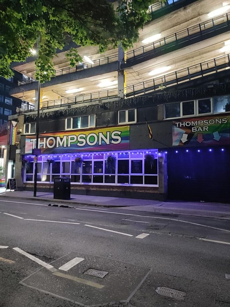 Gay Bar, die ich in Manchester gesehen habe
