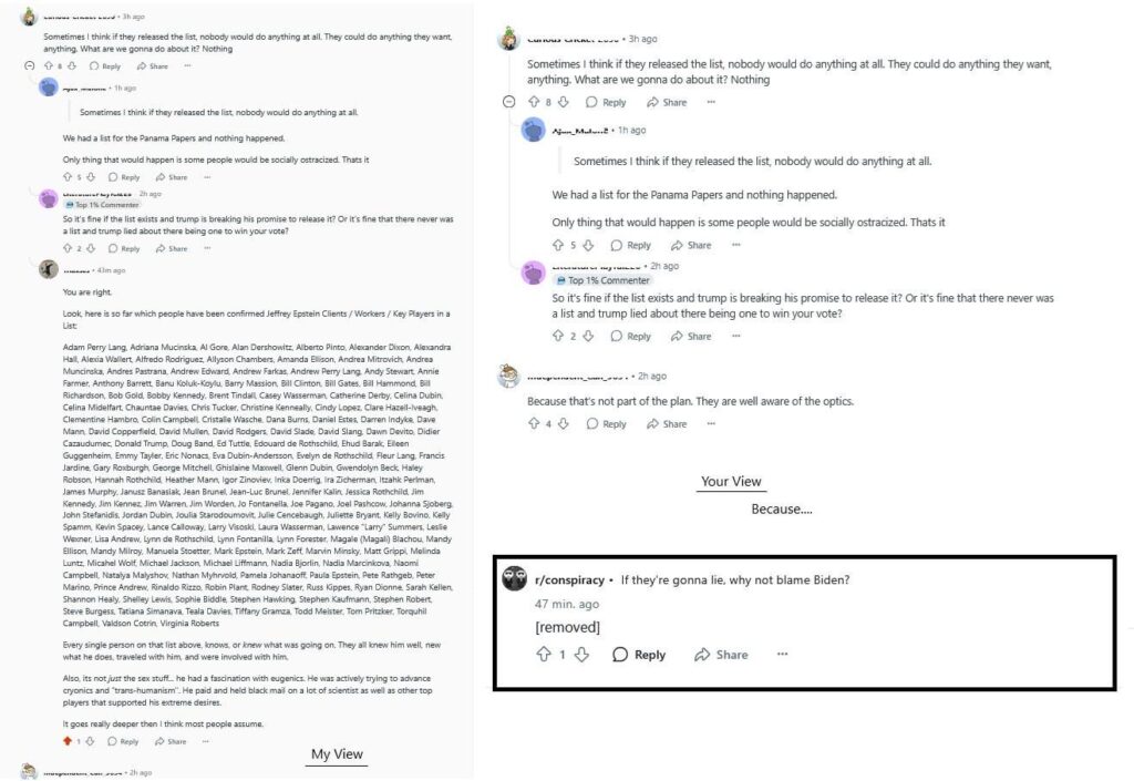 Nur damit Sie sich bewusst sind, haben die Leute hier JE -Listen gepostet. Sie werden sofort gelöscht oder Schatten gepostet.