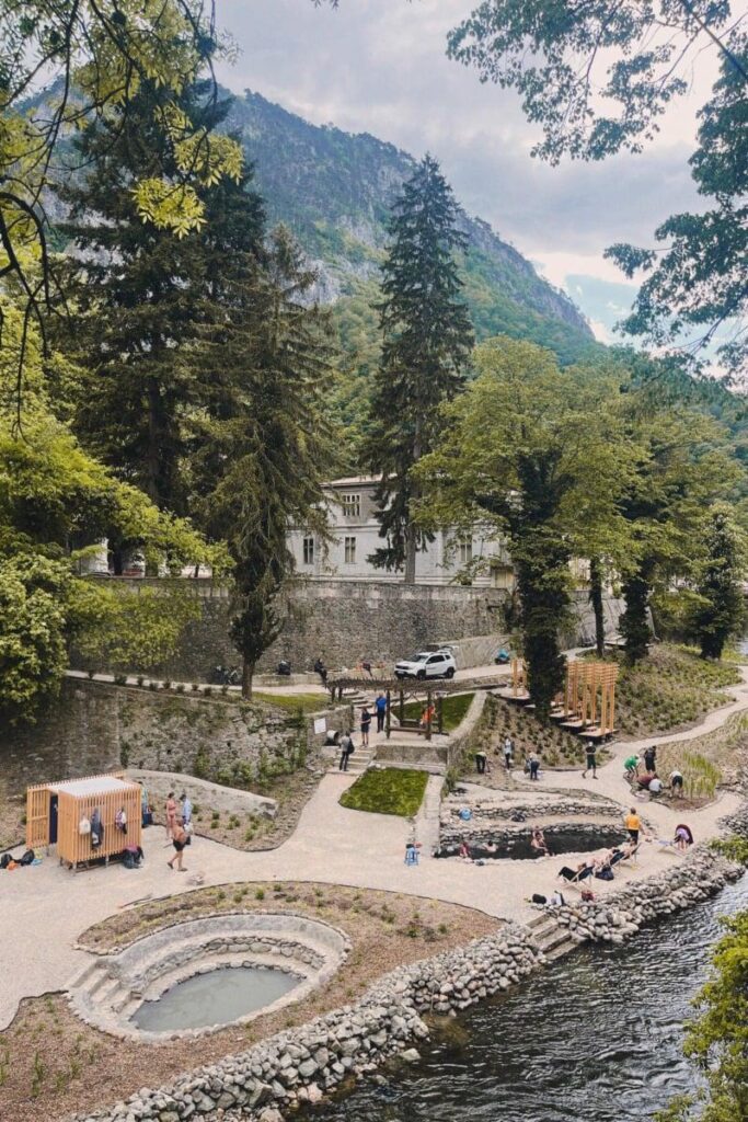 Băile Herculane Resort, verlassen von Touristen / Renten mit nur 30% Beschäftigungsgrad