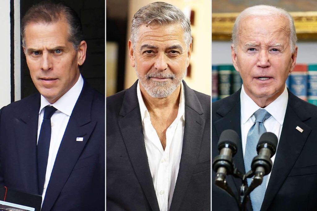 Hunter Biden slams George Clooney, weil er Pater Joe Biden gebeten hat, die Wahl 2024 zu beenden: 'F --- er' '
