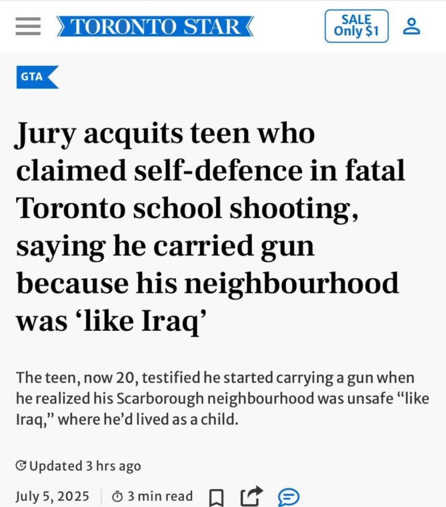 Vielleicht lese ich das auf die falsche Weise, aber der Toronto-Star hat gerade angekündigt, dass Kanada jetzt ein verstecktes Land ist?