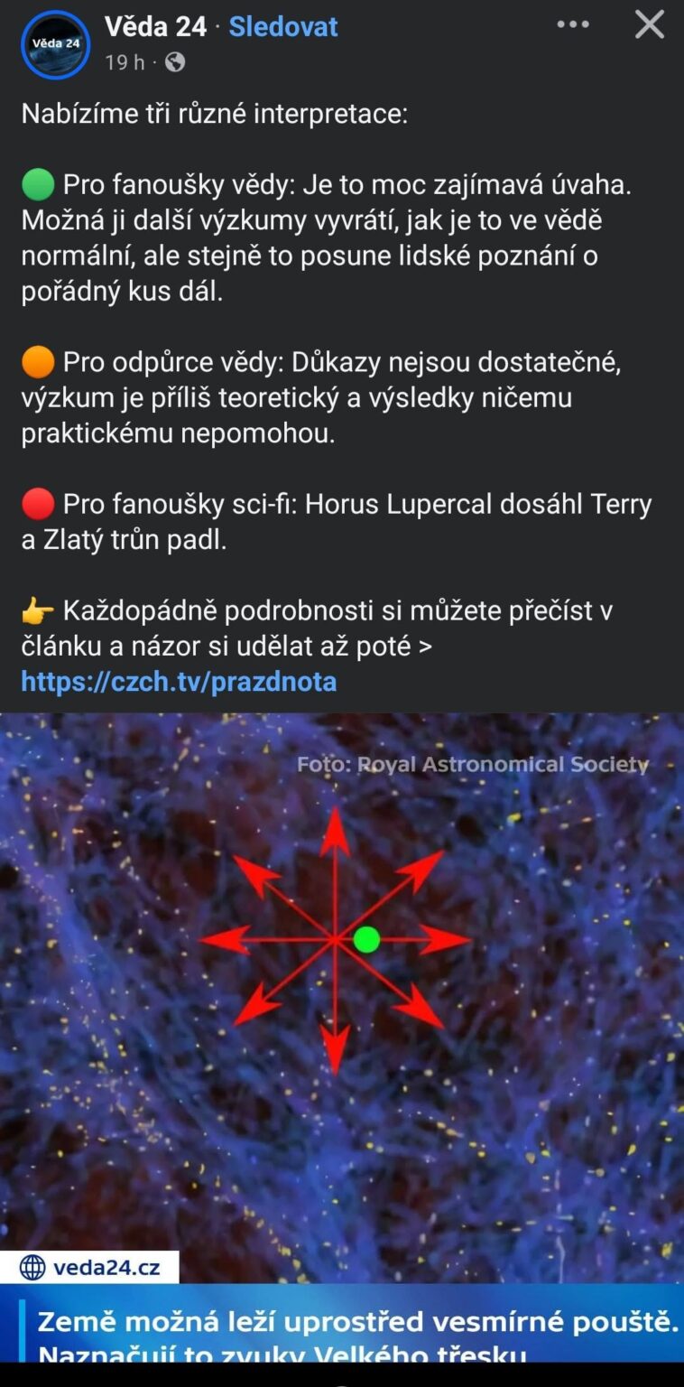 CT 24 hat gerade eine Referenz auf Warhammer 40k gemacht