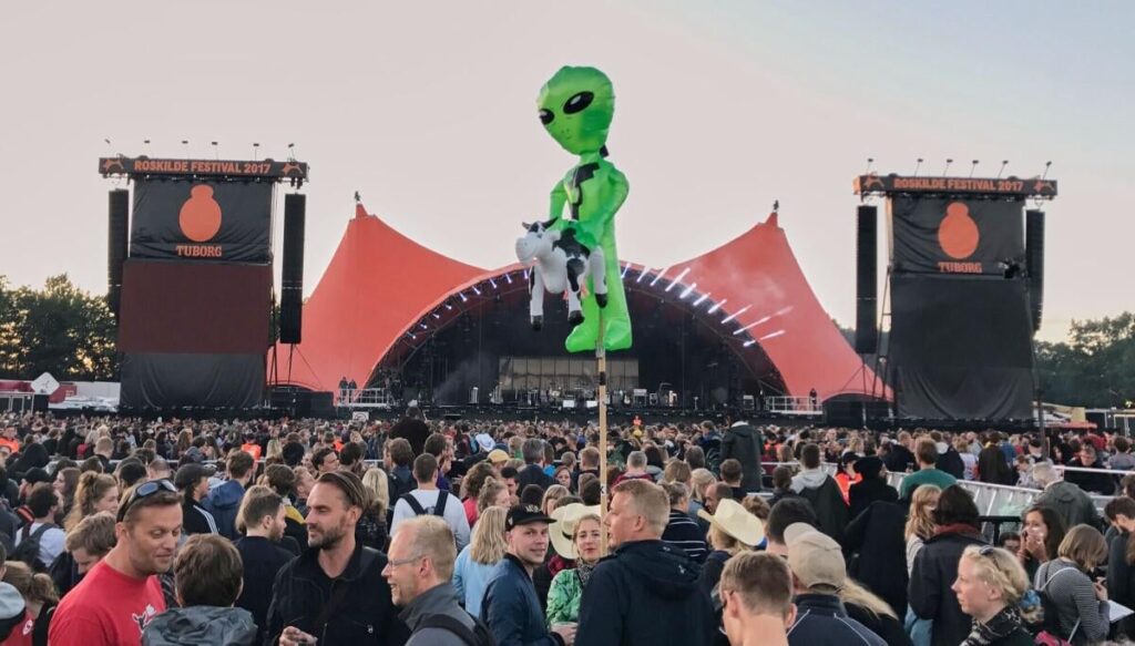 Eines der wichtigsten Sehenswürdigkeiten des Roskilde Festivals ist 25 Jahre alt