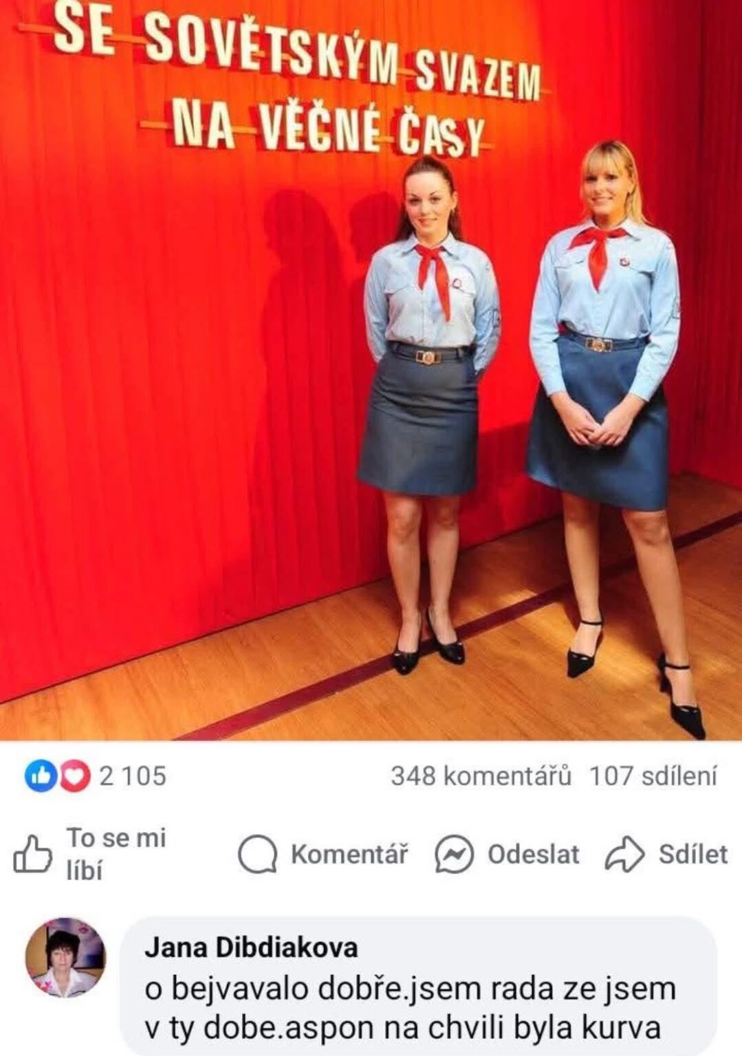 Stolz auf seine Vergangenheit.