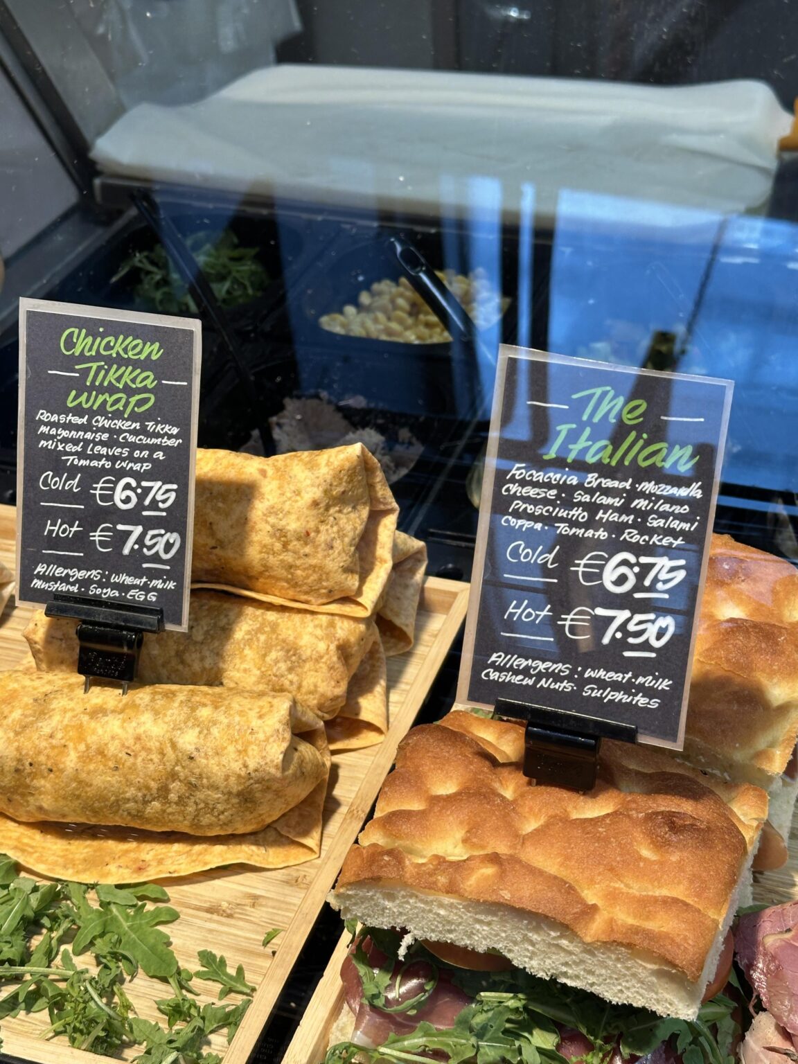 Zusätzliche Kosten für das Erhitzen von Sandwich?