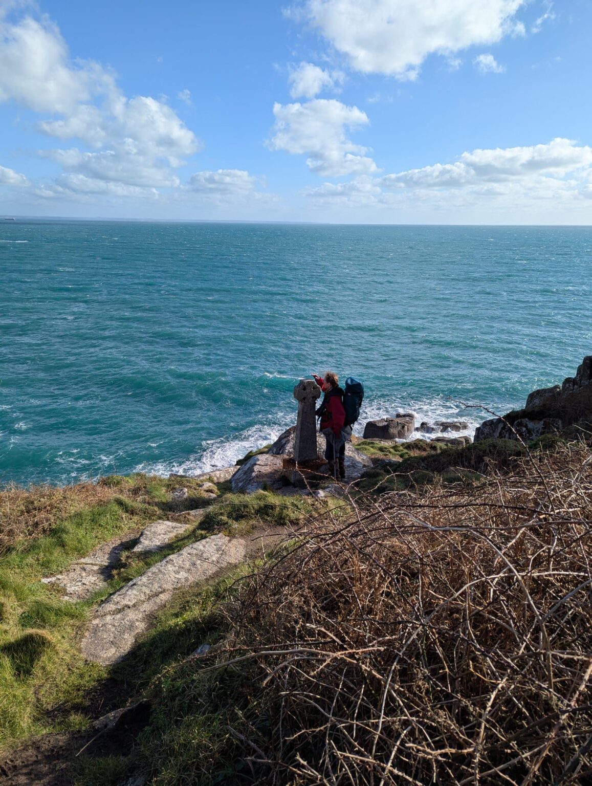 Letzter Tag auf unserer mehrtägigen Wanderung an der Westküste von Cornwall, absolut schön