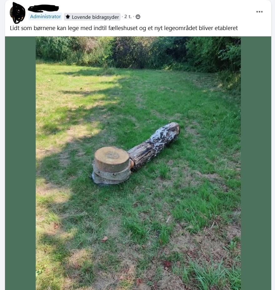 Der Spielturm wurde entfernt - aber die Kinder sollten nicht betrogen werden!