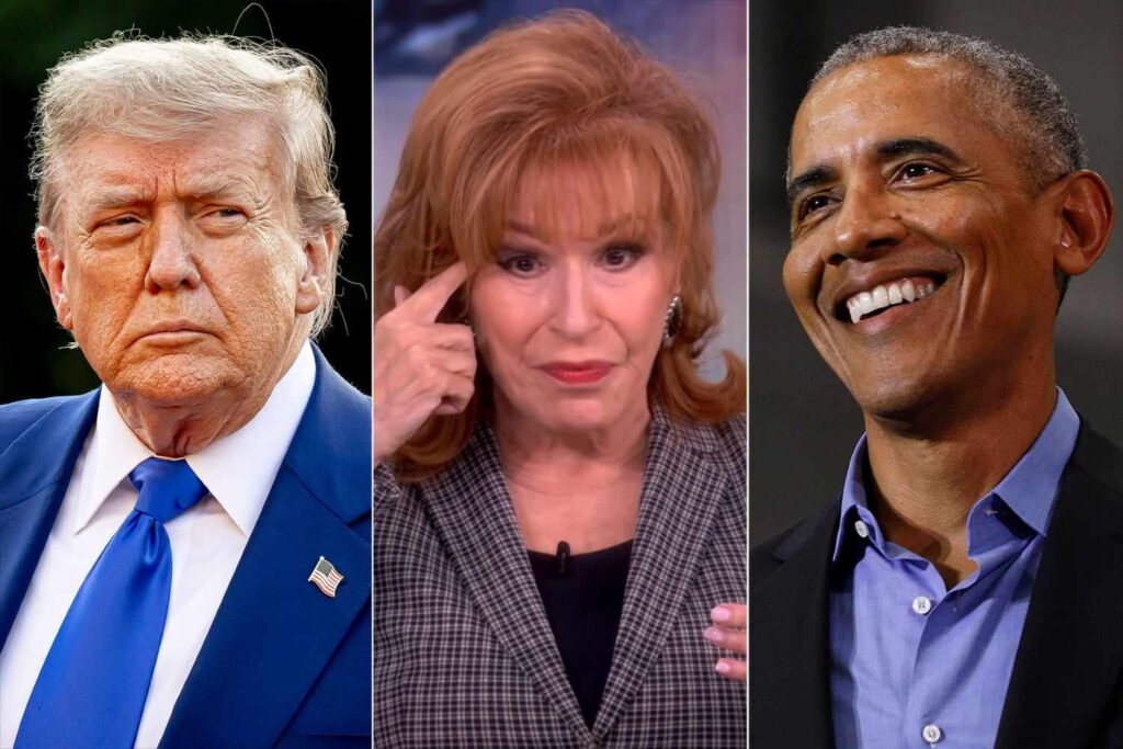 Das Weiße Haus gibt eine einschüchterte Aussage über die Aussicht, die "über die Luft gezogen wird" über 'irrelevantes Verlierer' Joy Behar (exklusiv).