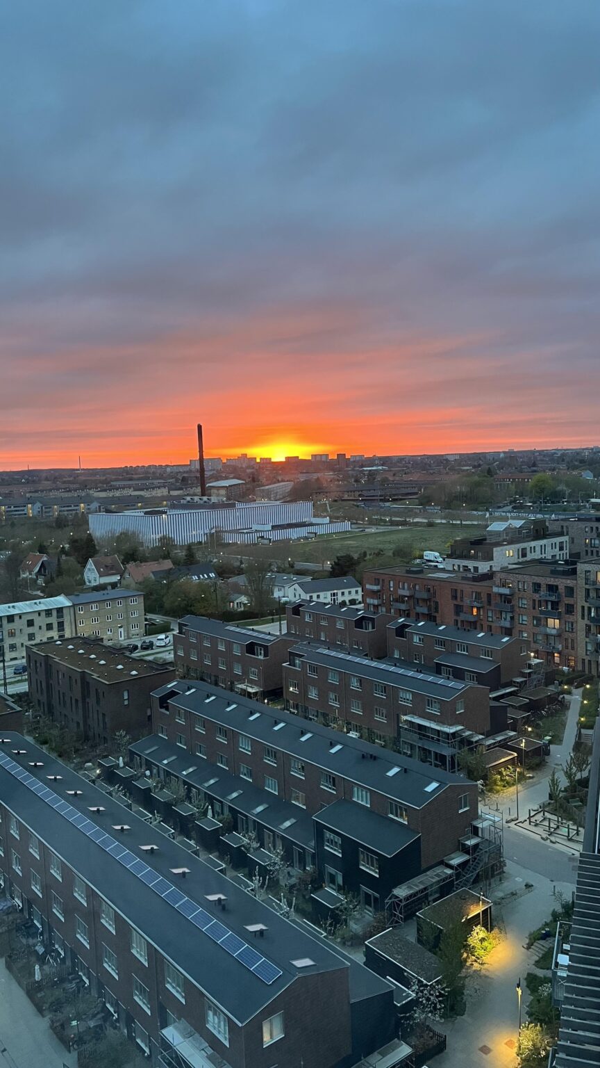 Sonnenuntergang in Kopenhagen