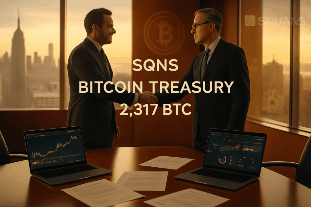 Tech -Riese -Sequans Outpaces 'Magnificent 7' mit massiven 2.317 Bitcoin Treasury -Investitionen