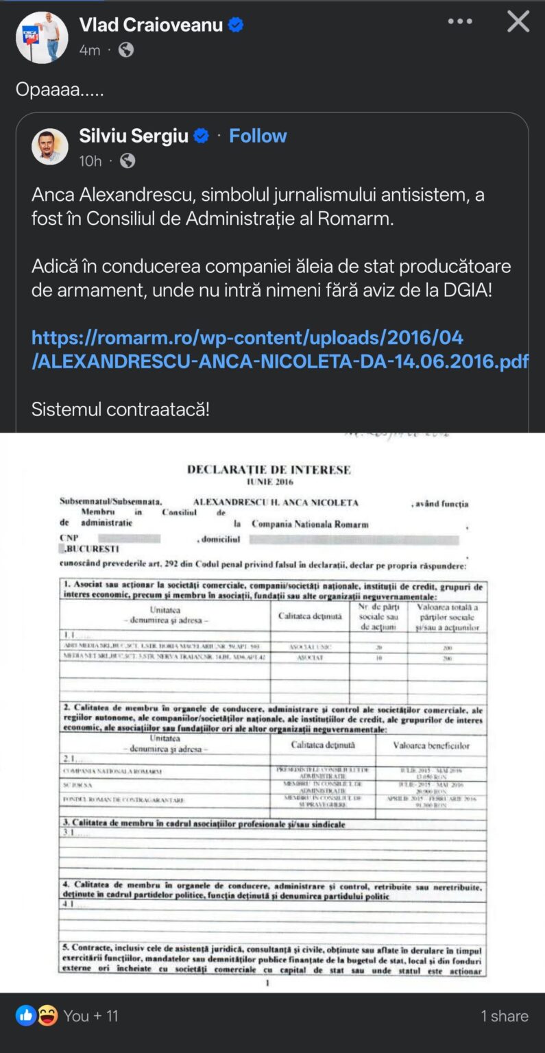 Anca Alexandrescu Antisystem Kämpfer
