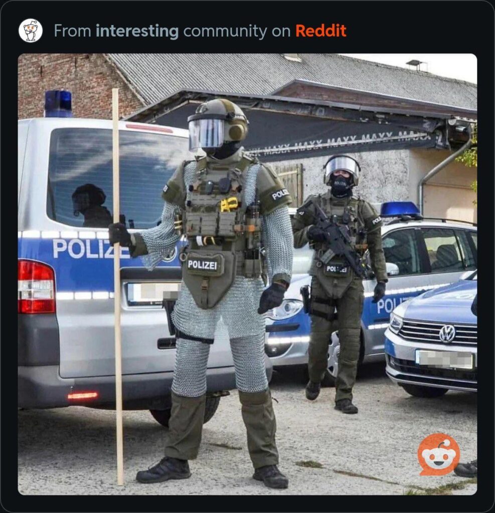 Die deutsche Polizei ist bereit