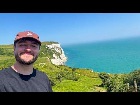 Mein erstes Mal, durch die weißen Klippen von Dover zu laufen