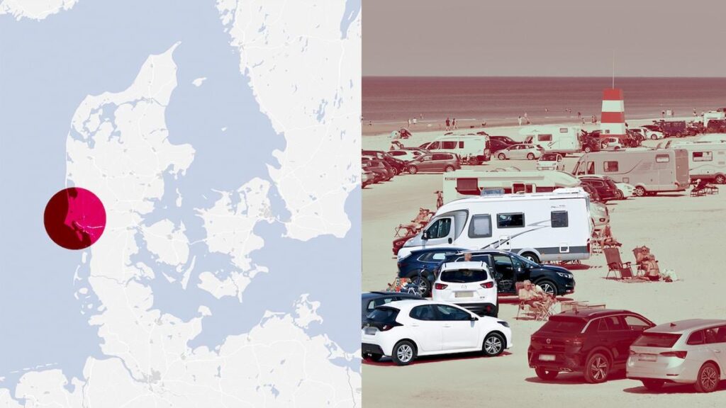 "Alles, alles, viel zu viele": Die dänische Ferienstadt geht von 300 Einwohnern auf 30.000 Touristen pro Tag