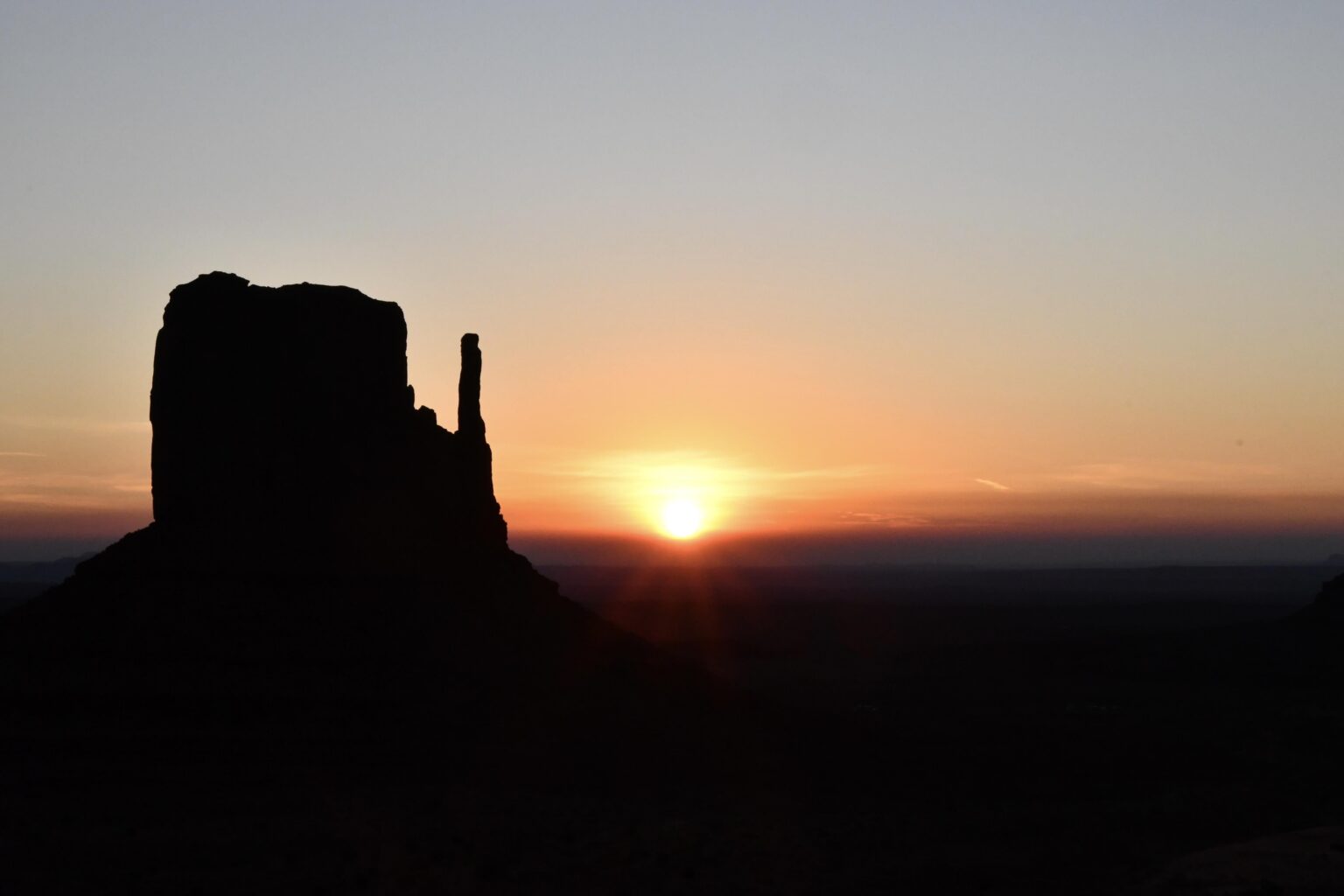 Sonnenaufgang im Monument Valley